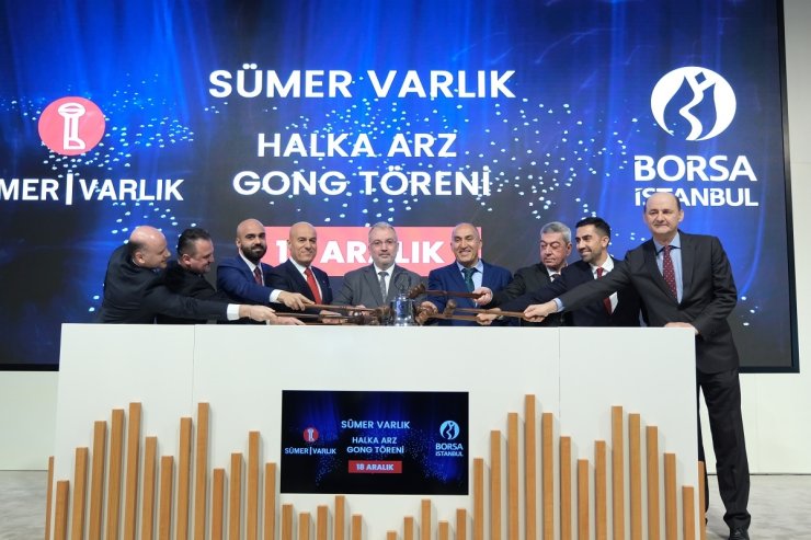 Borsa İstanbul'da gong Sümer Varlık Yönetim için çaldı