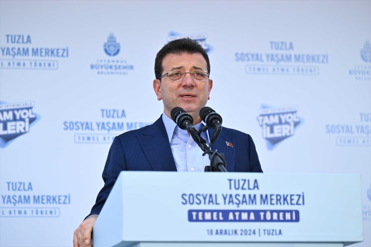 İBB'nin Tuzla'daki sosyal yaşam merkezinin temeli atıldı