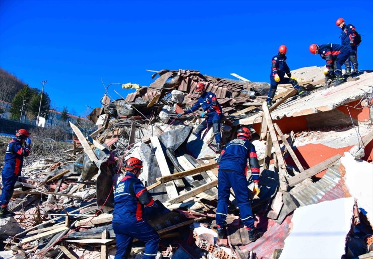 Ordu'da "Deprem Saha Tatbikatı" yapıldı