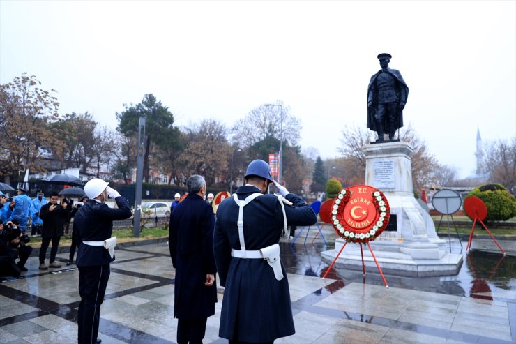 Gazi Mustafa Kemal Atatürk'ün Edirne'ye gelişinin 94. yıl dönümü kutlandı