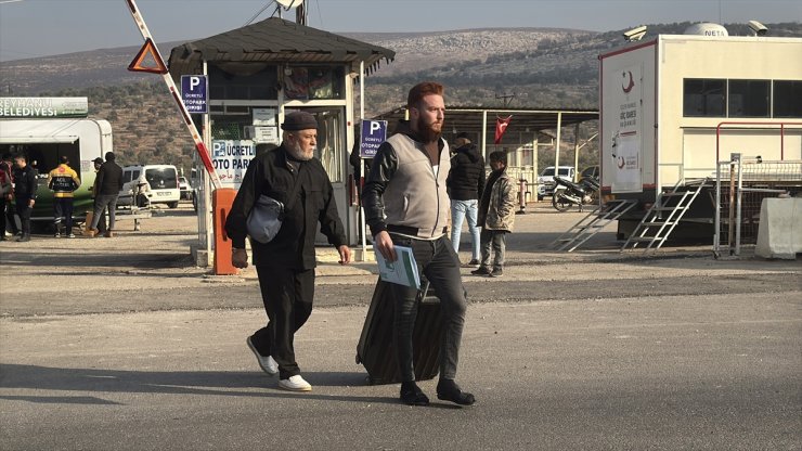 Suriyelilerin Hatay'daki sınır kapılarından ülkelerine dönüşü sürüyor