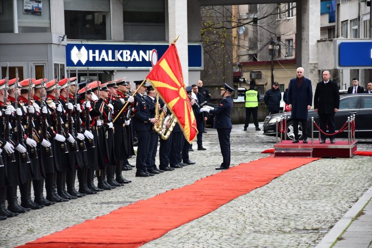 TBMM Başkanı Kurtulmuş, Kuzey Makedonya Meclis Başkanı Gaşi ile ortak basın toplantısı düzenledi: