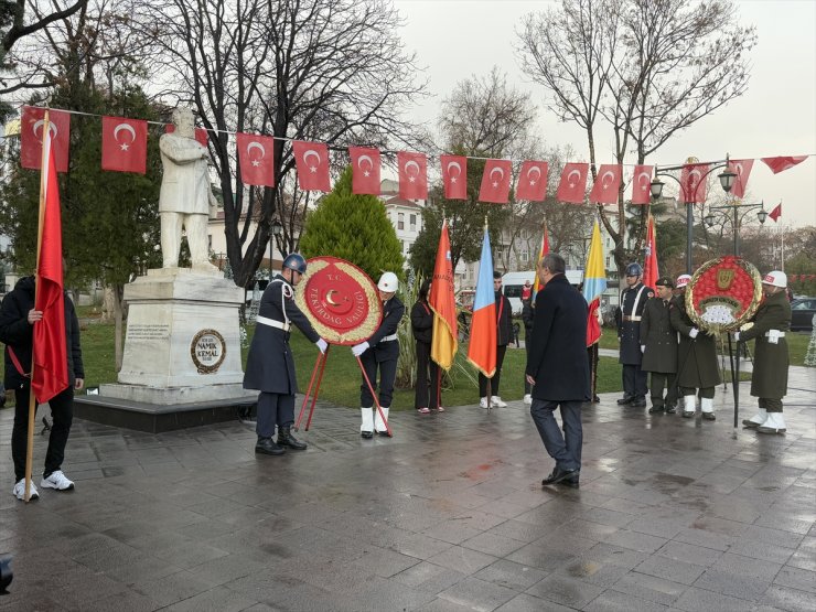 "Vatan Şairi" Namık Kemal Tekirdağ'da anıldı