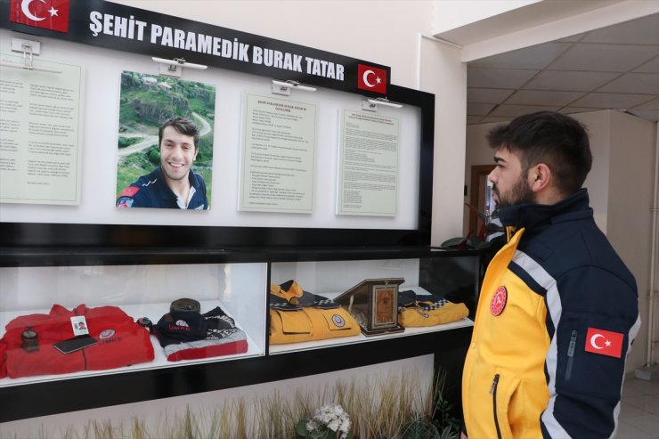 Afrin şehidi paramedik Burak Tatar'ın adı ve hatıraları Erzurum'da yaşatılıyor