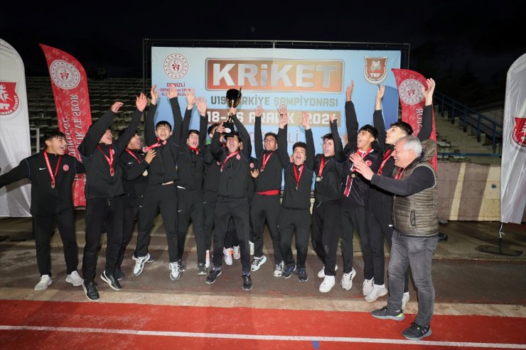 19 Yaş Altı Kriket Türkiye Şampiyonası, Denizli'de yapıldı