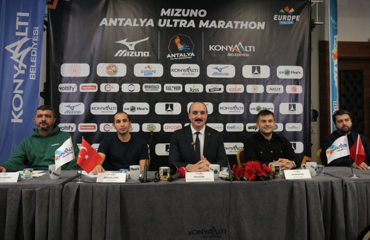 Antalya Ultra Maratonu'na 44 ülkeden 1500 sporcu katılacak