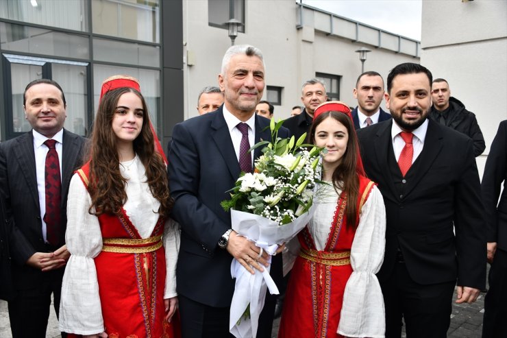 Bakan Bolat, Kuzey Makedonya'da Sante Plus Hastanesi'nin şubesinin açılışına katıldı