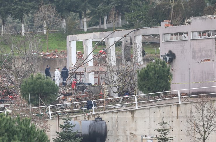 Balıkesir’de patlamanın olduğu mühimmat fabrikasında incelemeler devam ediyor