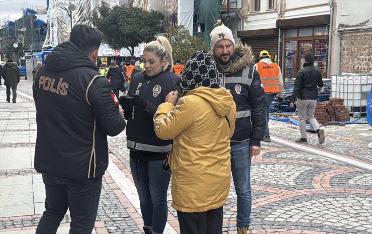 Edirne'de polisten yılbaşı öncesi "huzur uygulaması"