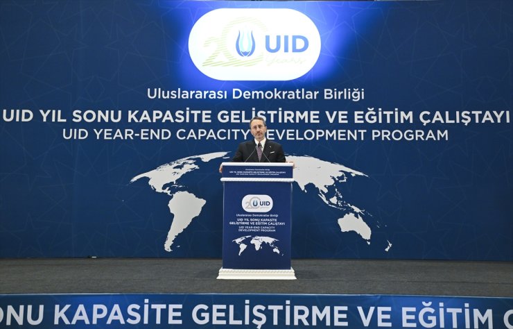 İletişim Başkanı Altun, UID MKYK Bölge Başkanları Strateji Çalıştayı'nda konuştu: