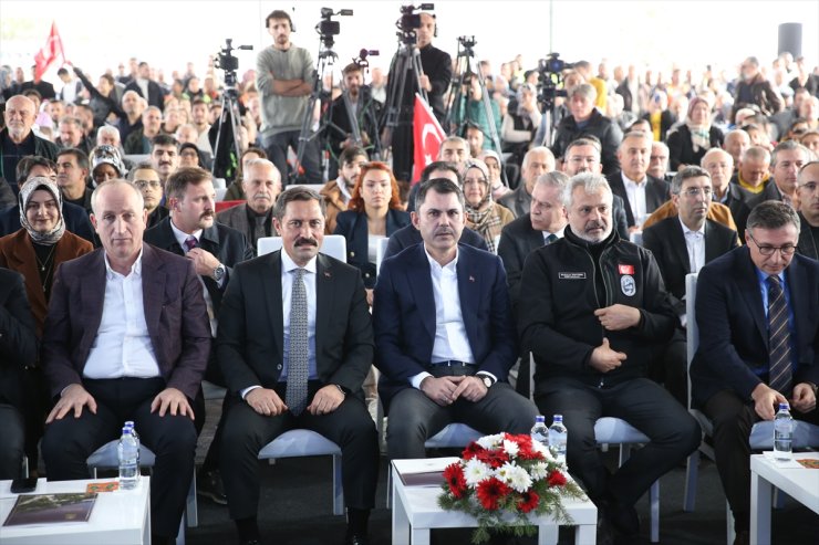 Bakan Kurum, "İskenderun Sahil Düzenleme ve Yenileme Projesi" tanıtım töreninde konuştu: