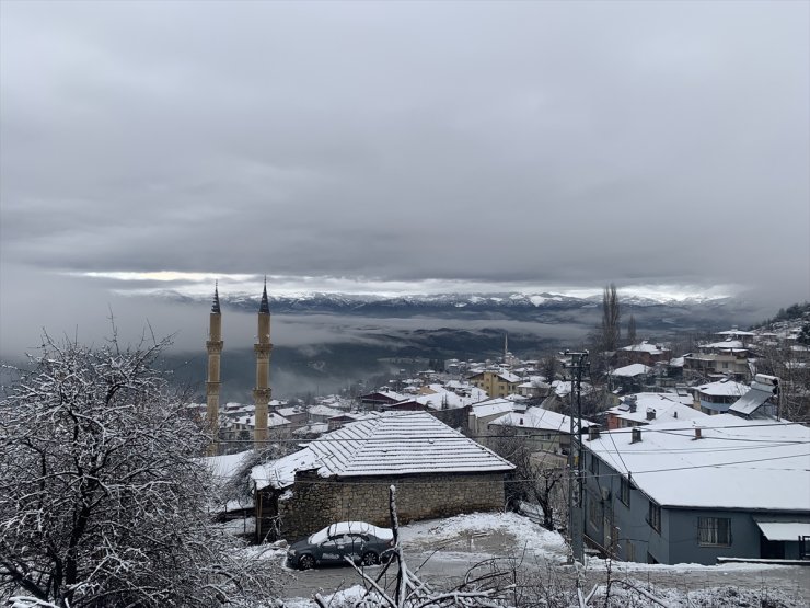 Adana'da kar yağışı etkili oluyor