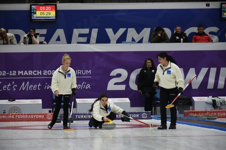 Curling Süper Lig müsabakaları Erzurum'da tamamlandı