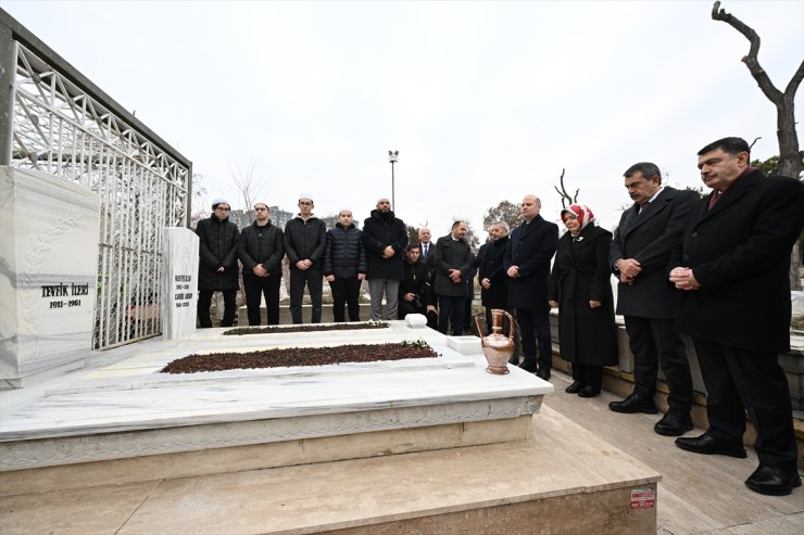 Milli Eğitim Bakanı Tekin, Tevfik İleri'nin 63. ölüm yılında kabrini ziyaret etti