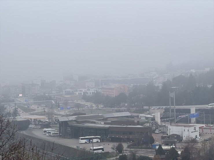 Düzce ve Karabük'te sis etkili oldu