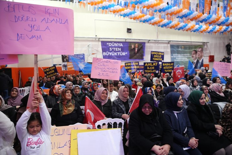 AK Parti Genel Başkan Yardımcısı Uygur, AK Parti Bitlis İl Kongresi'nde konuştu: