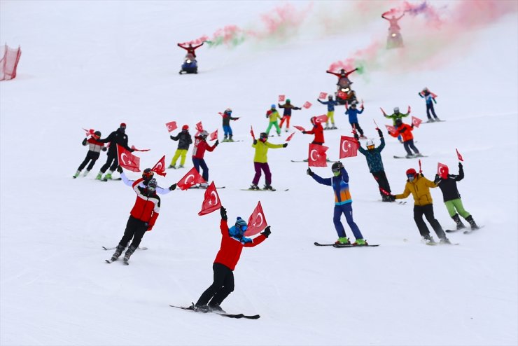 Hesarek Kayak Merkezi'nde sezon açıldı