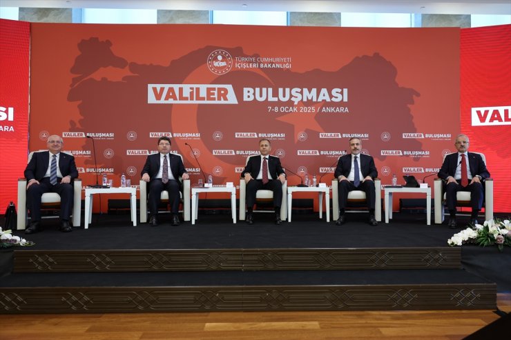 Bakan Yerlikaya'dan, Valiler Buluşması'na ilişkin paylaşım