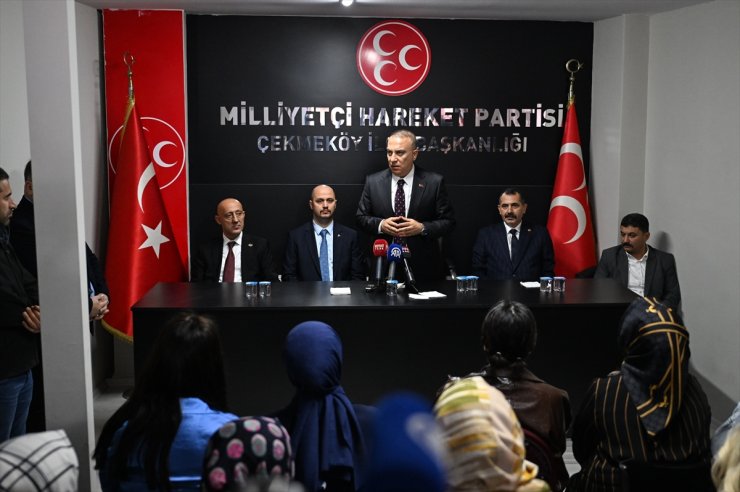 MHP'li Yönter'den partisinin Ümraniye ve Çekmeköy ilçe başkanlıklarına ziyaret: