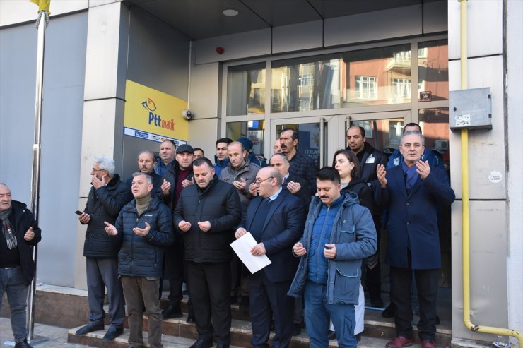 Rize'de iki PTT çalışanının öldürülmesi, Gümüşhane ve Giresun'da protesto edildi