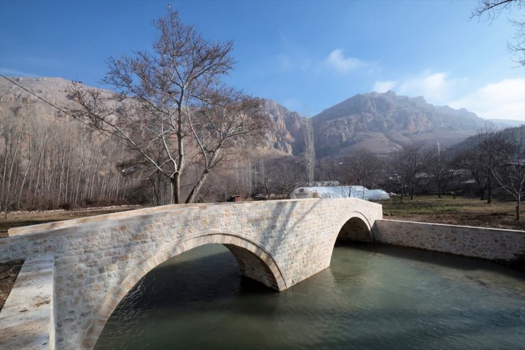 Malatya'da tarihi taş köprünün restorasyonu tamamlandı