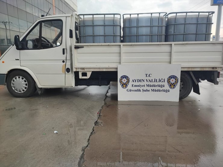 Aydın'da 3 bin 850 litre tağşiş zeytinyağı ele geçirildi