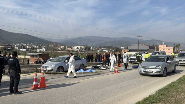 Hatay'da otomobile çarparak çekicinin altında kalan motosikletin sürücüsü öldü