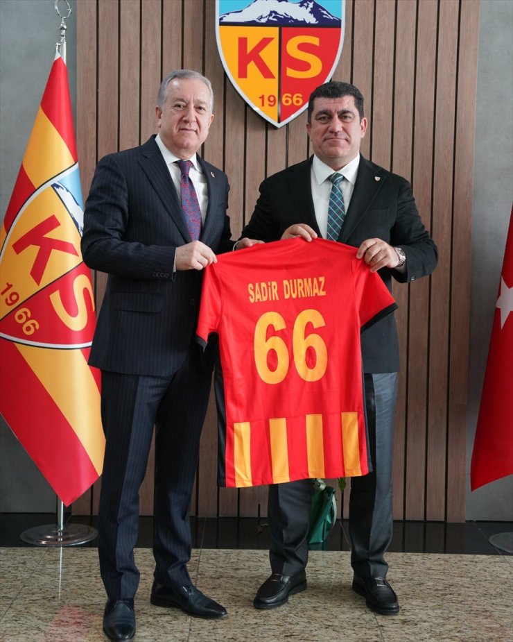 MHP Genel Başkan Yardımcısı Durmaz'dan Kayserispor'a ziyaret