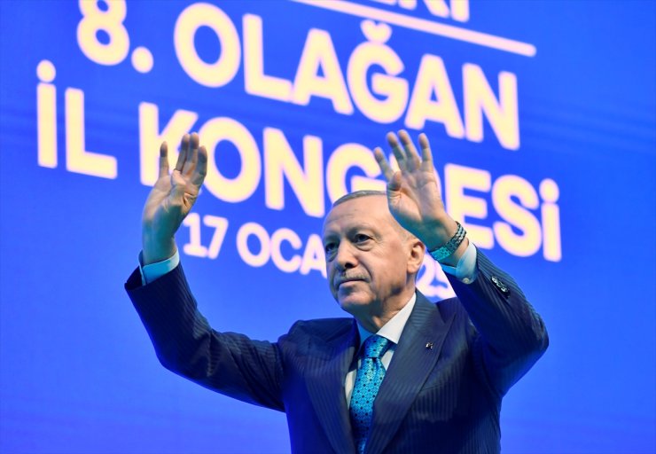 Cumhurbaşkanı ve AK Parti Genel Başkanı Erdoğan, partisinin Kayseri 8. Olağan Kongresi'nde konuştu: (1)