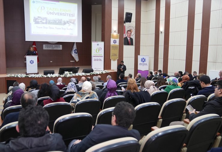 Erzurum'da 60 yaş üstü bireylere "Tazelenme Üniversitesi" ile eğitim fırsatı