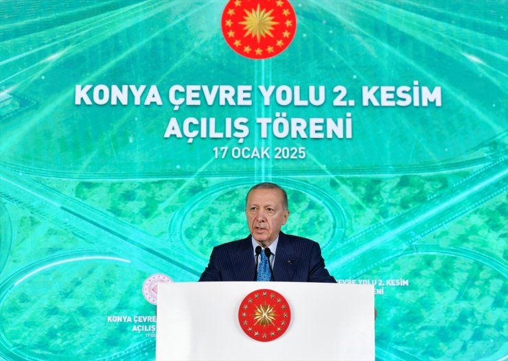 Cumhurbaşkanı Erdoğan, "Konya Çevre Yolu 2. Kesimi" açılış töreninde konuştu: