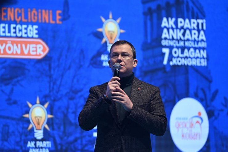 AK Parti Genel Sekreteri Şahin, Ankara İl Gençlik Kolları Kongresi'nde konuştu: