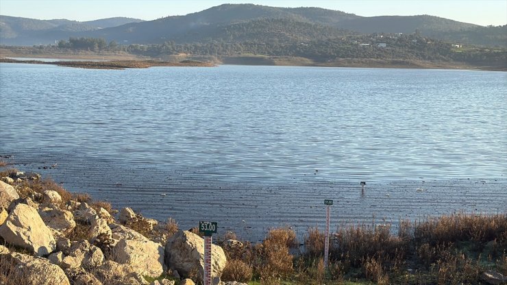 Bodrum'a su sağlayan Mumcular ve Geyik barajlarında su seviyeleri yükseldi