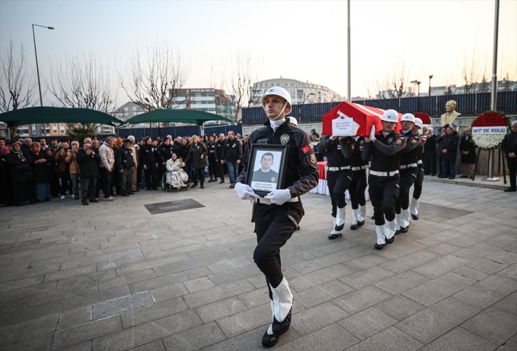 Bursa'da trafik kazasında hayatını kaybeden polis memuru için tören düzenlendi