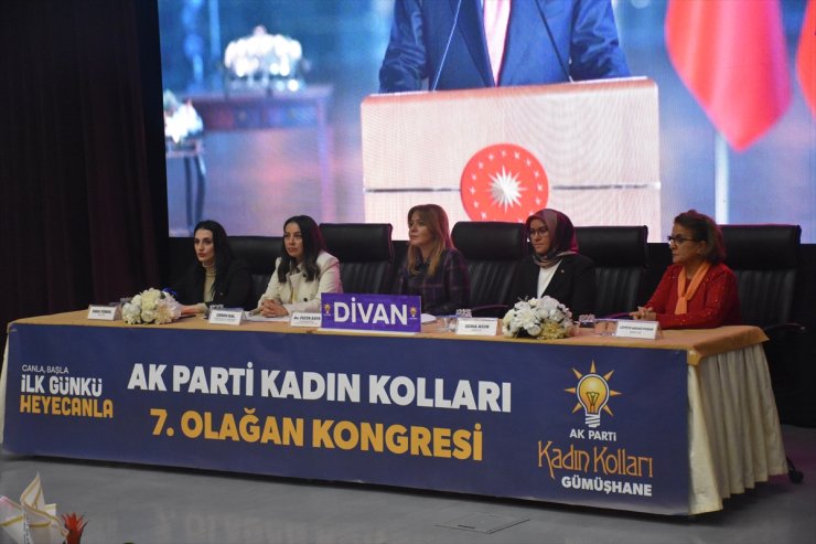 AK Parti'li Keşir, partisinin Gümüşhane Kadın Kolları 7. Olağan Kongresi'nde konuştu: