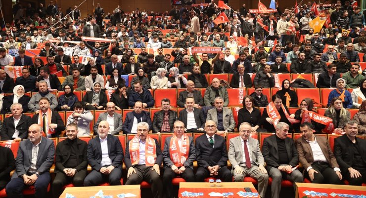 AK Parti Genel Başkan Yardımcısı Yılmaz, partisinin Samsun İl Gençlik Kolları Kongresi'ne katıldı: