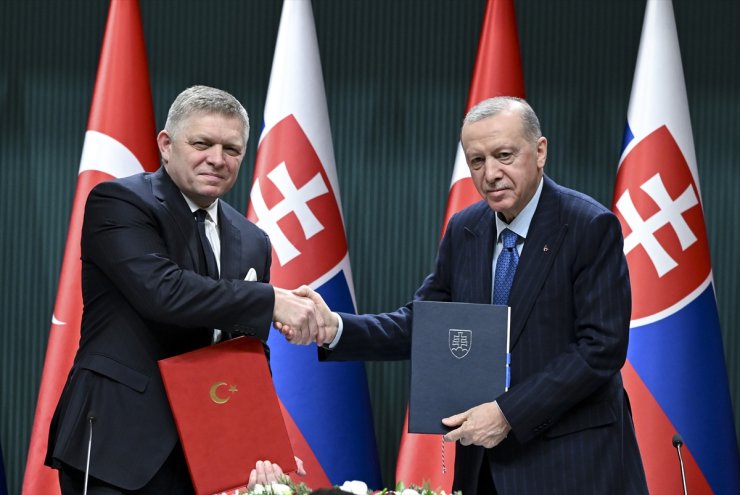 Cumhurbaşkanı Erdoğan, Slovakya Başbakanı Fico ile ortak basın toplantısında konuştu: