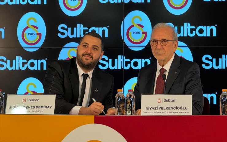 Galatasaray Kulübü ile içecek markası Sultan arasında sponsorluk anlaşması imzalandı