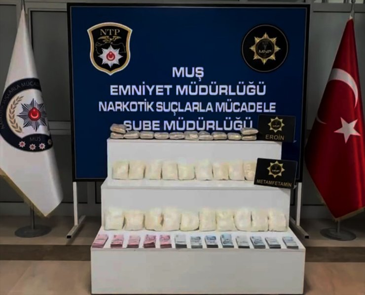 Muş'ta uyuşturucu operasyonunda 4 kişi tutuklandı