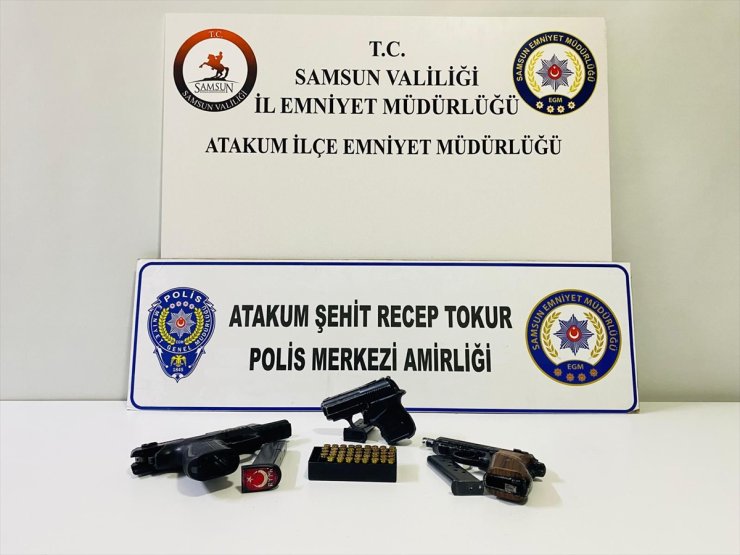 Samsun'da silah kaçakçılığı operasyonunda 2 zanlı yakalandı