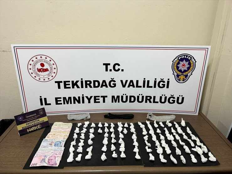 Tekirdağ'da uyuşturucu operasyonu kapsamında yakalanan 9 şüpheli tutuklandı