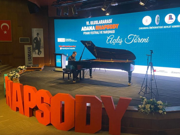 "Uluslararası Adana Rhapsody Piyano Festivali ve Yarışması" başladı