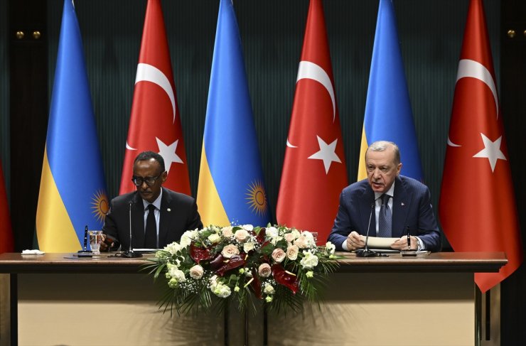 Cumhurbaşkanı Erdoğan, Ruanda Cumhurbaşkanı Kagame ile ortak basın toplantısında konuştu: