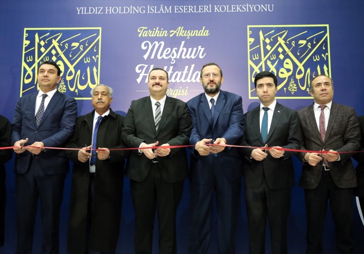 Şanlıurfa'da "Tarihin Akışında Meşhur Hattatlar" sergisi açıldı