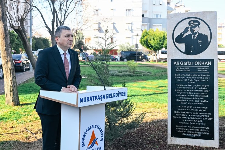 Ali Gaffar Okkan, şehadetinin 24. yılında Antalya'da anıldı