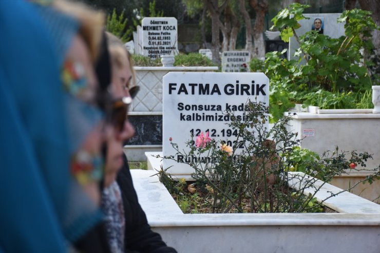 Fatma Girik Bodrum'daki mezarı başında anıldı