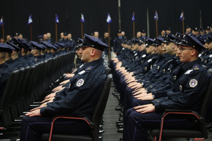 Kosova'da eğitimini tamamlayan 462 polis adayı mezun oldu