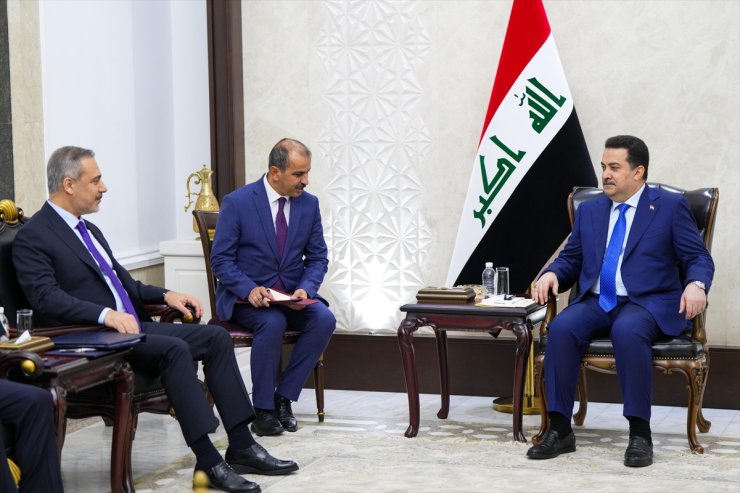 Dışişleri Bakanı Fidan, Irak Başbakanı Sudani tarafından kabul edildi
