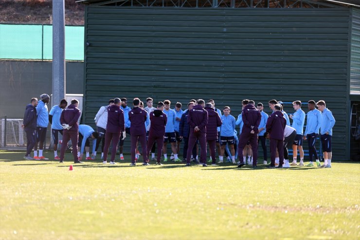 Trabzonspor, Kayserispor maçının hazırlıklarını sürdürdü