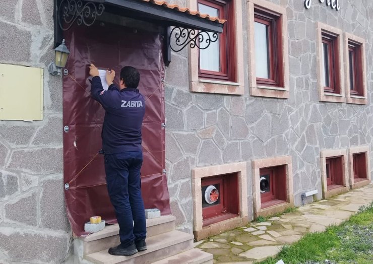 Bozcaada'da 36 turizm işletmesi mühürlendi